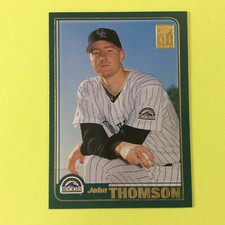 2001 Topps #474 John Thompson Colorado Rockies