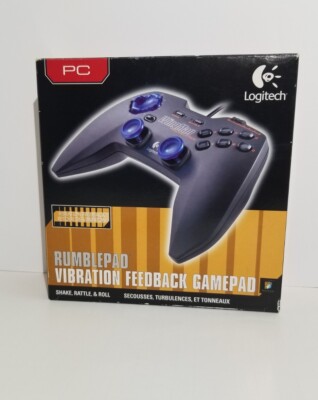 Logitec Rumblepad Vibration Feedback Gamepad (USB)   PC **NEW**  Open Box