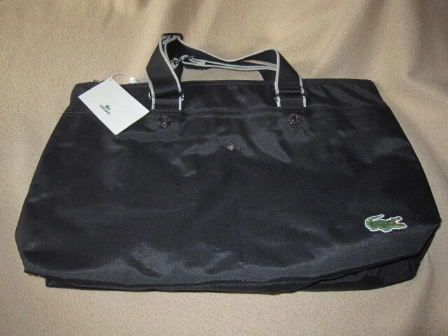 Lacoste tote bag with handles NWT Black eBay