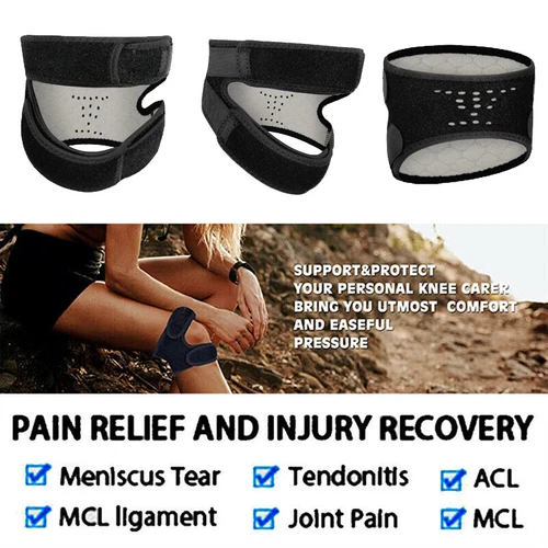 Patella Stabilizer Knee Support Strap Tendon Brace Pain Rellief Sport Warp Belt - Picture 7 of 32