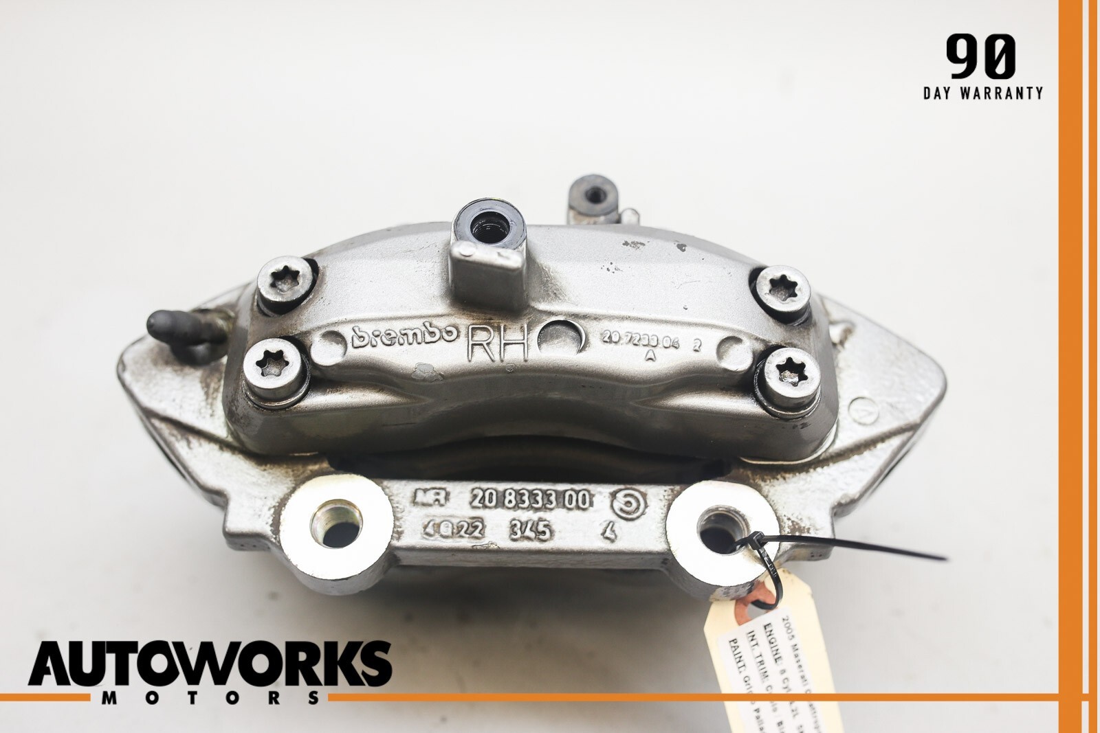 04-08 Maserati Quattroporte M139 Front Right Passenger Brake Caliper Brembo OEM