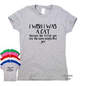 cat slogan t shirts