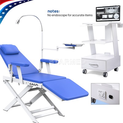 Dental Mobile Mouth Sweeping Trolley Tool Cart with Drawer &Socket /Dental Chair