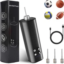 Electric Ball Pump Smart Portable Quick Inflation Pump, 4 Preset Modes,