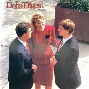 Delta Airlines Employee Magazine 1991 Atlanta Randolph Management Conf Org Chart