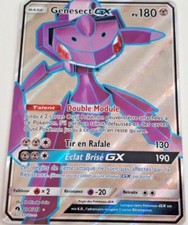 ~ POKEMON 204/214 GENESECT GX FULL ART 180PV Francaise HOLO Neuve