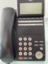 NEC DT300 Series Phone  DLV(XD)Z-Y(BK)  Corded Business Telephone Multi Line