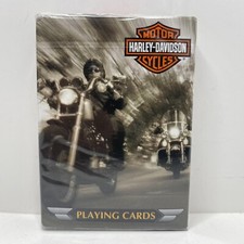 New - Harley Davidson Motorcycles Playing Cards - NOS - Sealed - Poker Stud