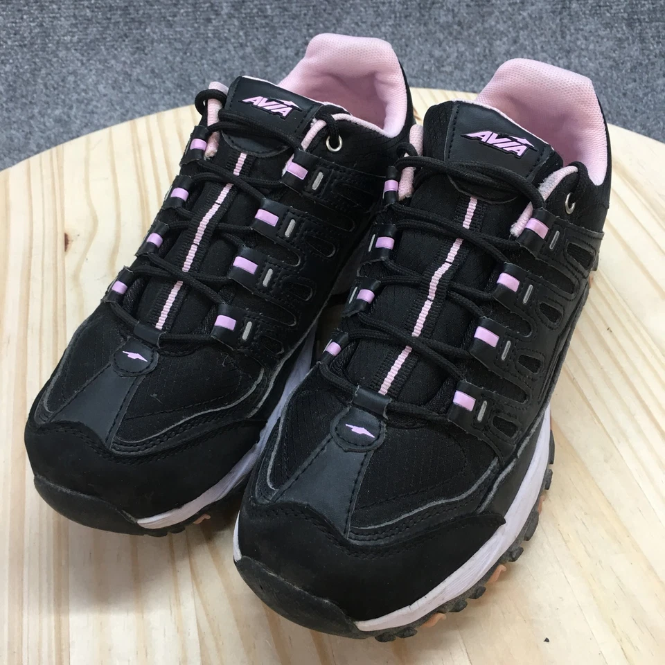 Avia Shoes Womens 9.5 Elevate Athletic Low Sneakers WMA120ES034 Black Fabric - Image 3 of 4