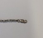 Pink Quarts Crystal Geode Rock and Metal Bead Necklace 18 i" with lock #116 — photo 4