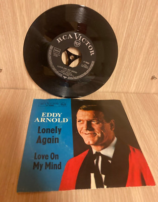 EDDY ARNOLD. EINSAM WIEDER. 7'' MADE IN GERMANY. + ZENTRIERER.
