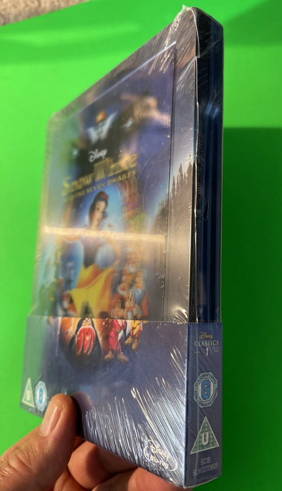 DISNEY'S SNOW WHITE AND THE SEVEN DWARFS - UK LENTICULAR BLU RAY STEELBOOK - NEW - Image 4 of 4
