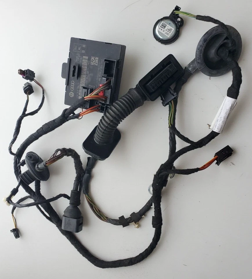 ✅ARNÉS DE CABLEADO DE PUERTA LATERAL TRASERA IZQUIERDA OEM con módulo para ✅AUDI A6 2015 - 2017✅ Foto 4 de 4