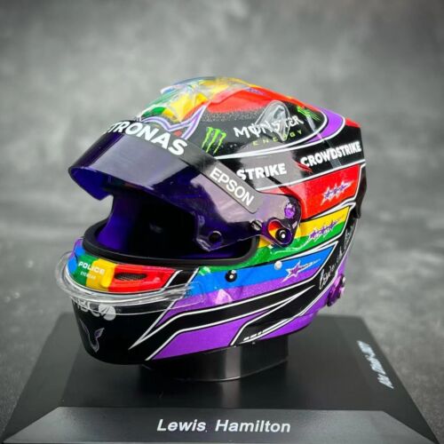 Spark 1/5 Helmet replica Mercedes-AMG F1 Team Lewis Hamilton Abu Dhabi GP 2021 - Afbeelding 4 van 9