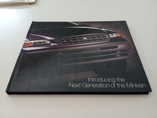 1996 Chrysler & Plymouth Minivan Hard Cover Sales Book with Popups and Pullouts