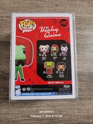 Funko Pop! Vinyl: Harley Quinn Poison Ivy #495 W/ Protector - Picture 3 of 4