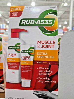 1 x Rub A535 Muscle & Joint Extra Strength Heating Cream, 350g + 100g NO TARIFF