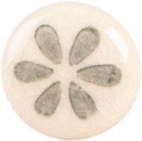 Clayre & Eef 66275G TüRknopf Keramik Ø 3X3 Cm HöHe 3 Cm