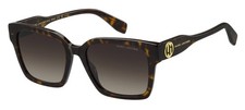 Image of Marc Jacobs MARC 814/S 086-HA Sunglasses 53mm Havana / Brown Gradient Lens