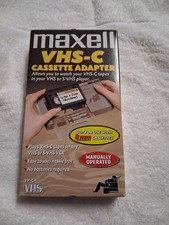 Maxell Manually Operated VHS-C Cassette Adapter