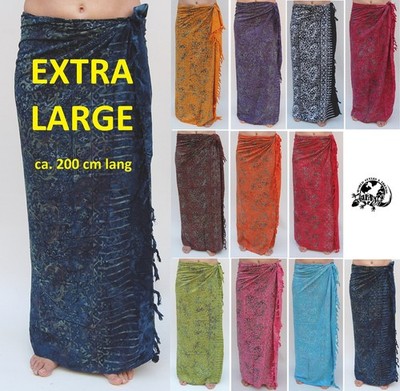 SAL-592---P / Premium Sarong extra large Wickeltuch Wickelrock Wandbehang Lungi