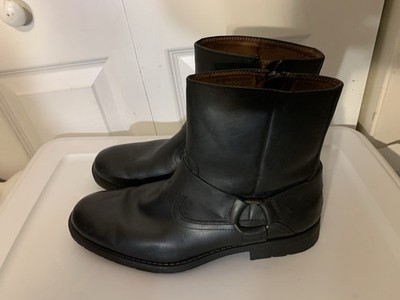 Johnston & Murphy Mens Sz 11M Black LOMBARDI HARNESS Waterproof Boots