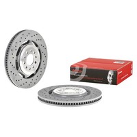 2X Brembo Bremsscheiben 360Mm Bremsscheibe Zweiteilig Gelocht/Innenbel. Vorne