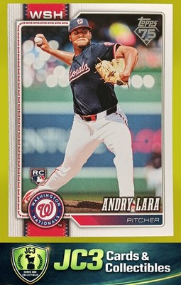 2026 Topps Andry Lara #36 Washington Nationals Rookie