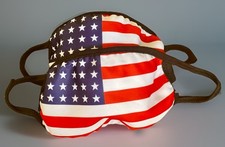 American Flag Cloth Red White Blue Adult Face Mask Bundle of 2