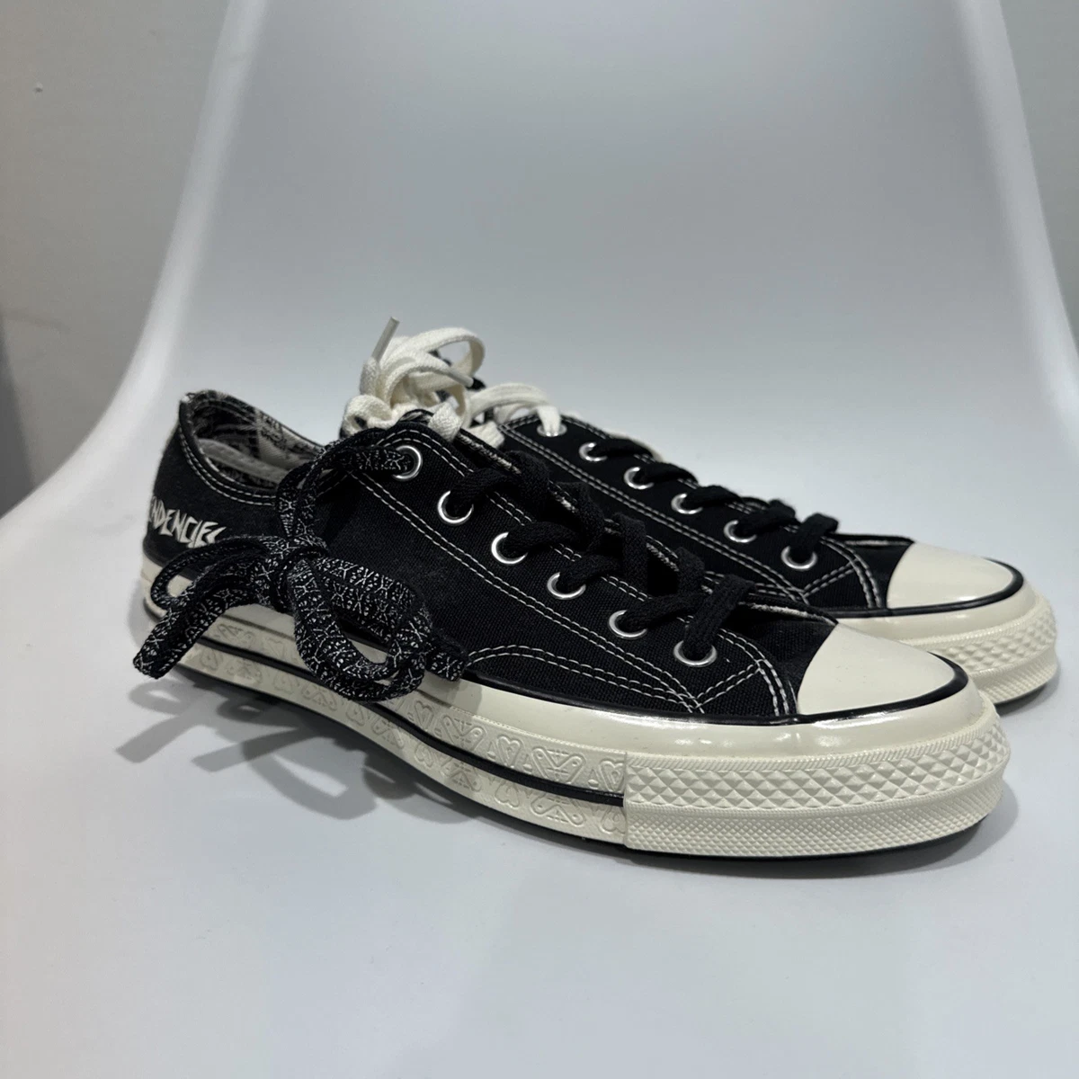 Suicidal Tendencies x Converse Chuck 70 OX Black White for Sale