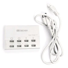 HiTrends Super Charger X8 – 8-Port Smart USB Charger – Model YA50WS3-8U