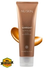 Nu Skin Sunright Insta Glow Self Tanner Gel - Face and Body, 4.2 oz