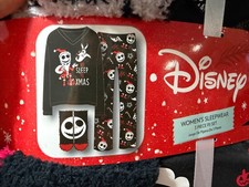 DISNEY Nightmare Before Christmas WOMEN'S 3 PC Pajama Set LG 12-14 - NEW 