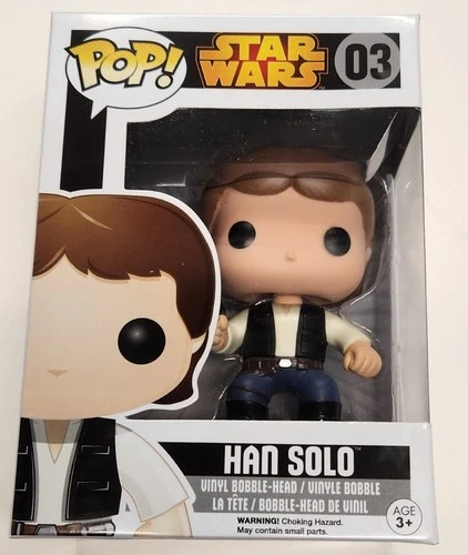 Funko POP! Star Wars Figurine  HAN SOLO #03 NEW Pop protector