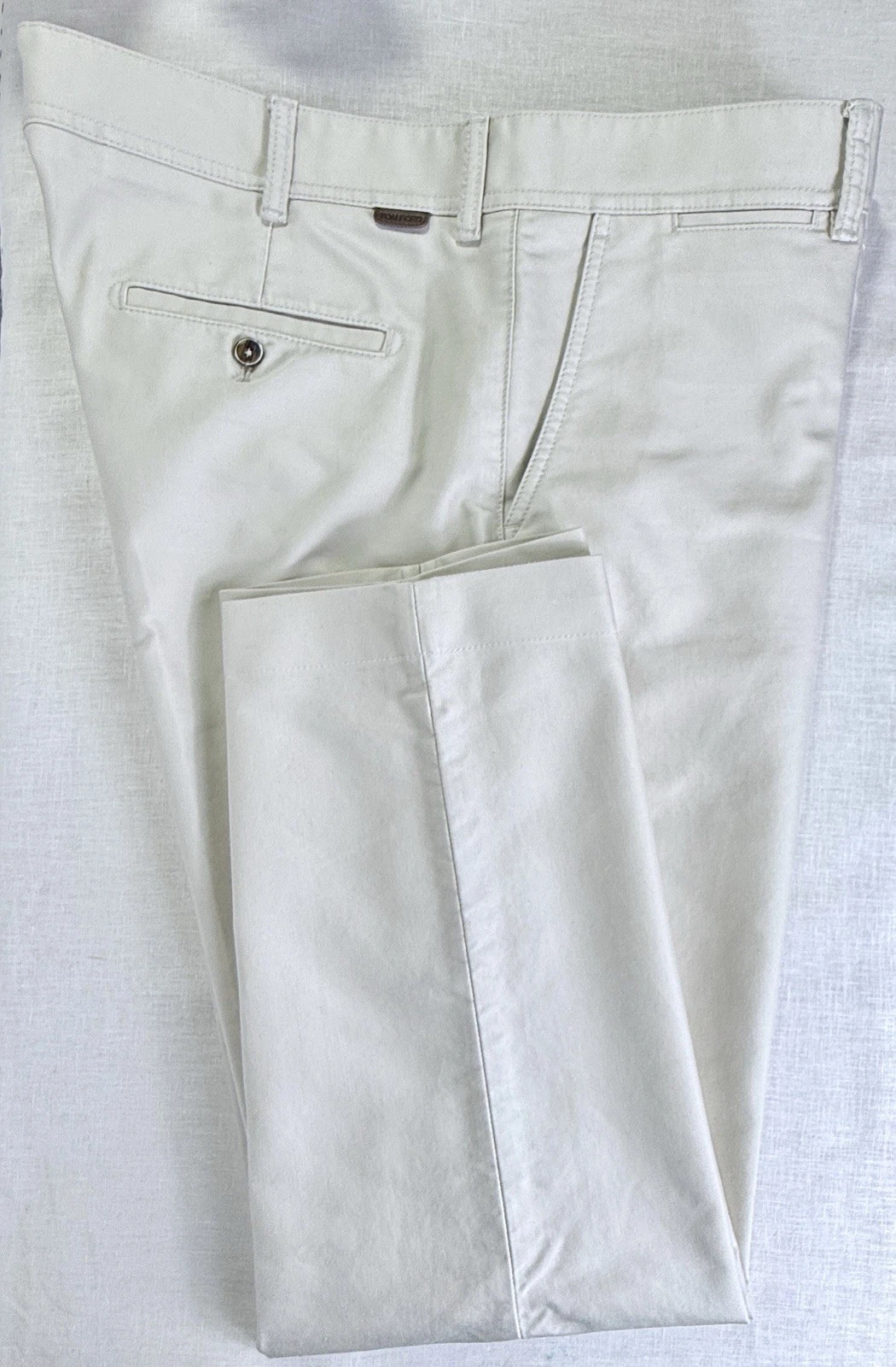 Tom Ford — New $1350 Tom Ford 100% Cotton Mens Luxury Chino Trousers Sz38 NWOT