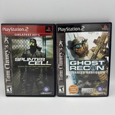 Sony Playstation 2 PS2 Tom Clancy's Splinter Cell, Ghost Recon Adv Warfighter