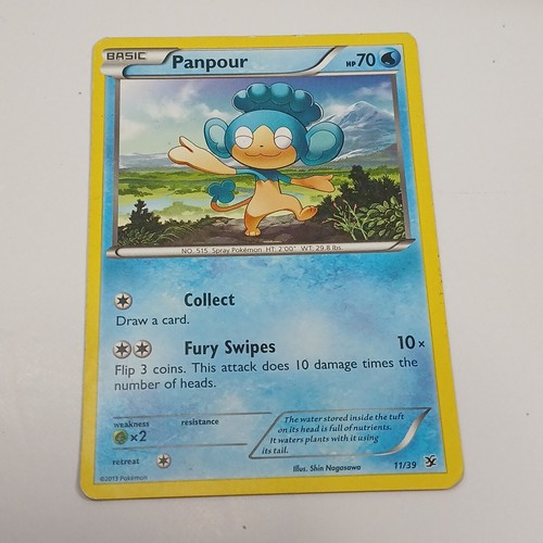 Panpour Pokémon TCG Kalos Starter Set 11/39 