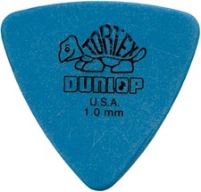 Jim Dunlop Tortex Triangle 1.0mm Blue Guitar Picks - 72 Pack