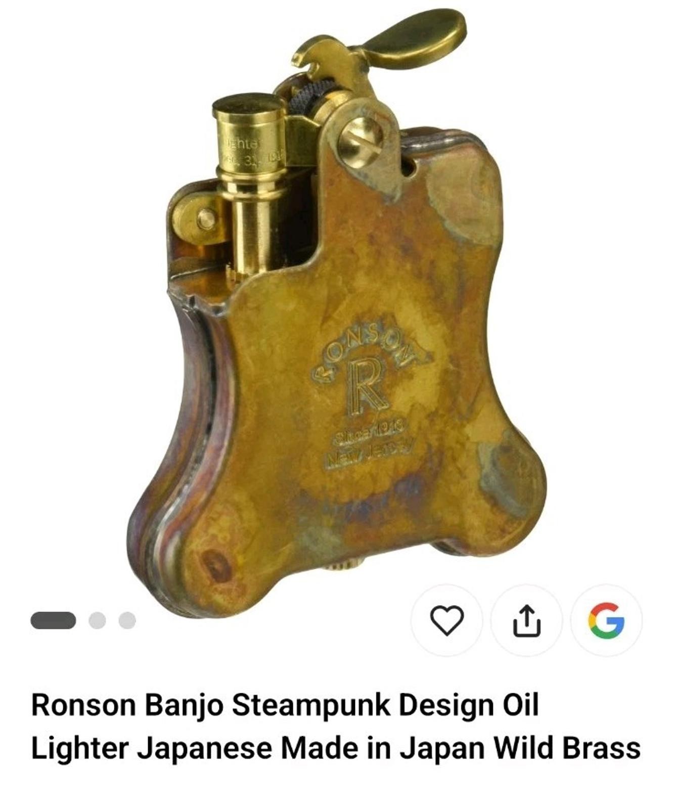 Banjo Revival Wild Brass Distressed New Imported From Japan
