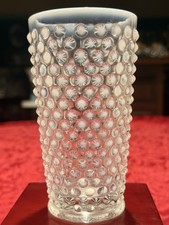 Classic Vintage Large Fenton French Opalescent Hobnail Tumbler 16 oz Ex Cond
