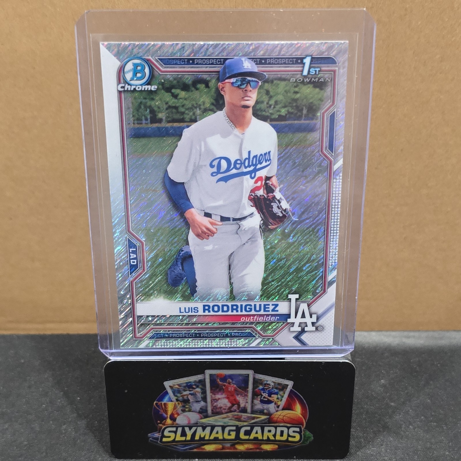 2021 Bowman Chrome - Prospects Luis Rodriguez #BCP-196 Shimmer Refractor (RC)