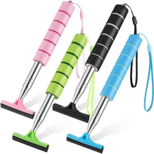 Wiper Cleaner Glass Window Windshield 4 Cleaning Pack Tool Squeegee Silicone