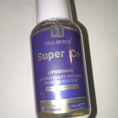 Cell Queue Super C+ Liposomal Vitamin C Antioxidant Defense Immune 1.7 fl oz