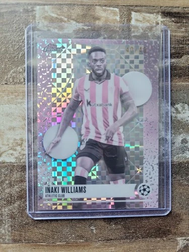 2025-26 Topps Finest UEFA Inaki Williams Pearl Uncommon 40/40 Athletic Club