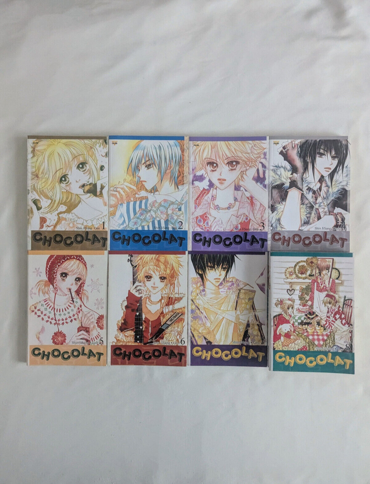 Chocolat Vol 1-8 by Shin JiSang Complete English Manhwa Manga Set Yen Press