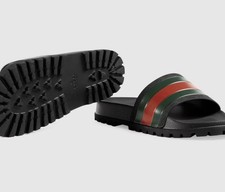 G Men’s Slippers Size 9 – Luxury Designer Slides & Stylish