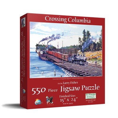 SunsOut Crossing Columbia 550 pc Jigsaw Puzzle