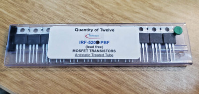 TWELVE IRF520 PBF, CB/10 Meter radio Mosfets. Ships from Maiden, NC USA !