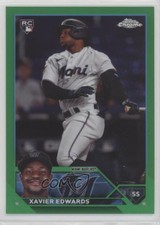 2023 Topps Chrome Update Green Refractor 27/99 Xavier Edwards #USC211 1t6s
