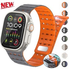 Magnetic Silicone Band for Apple Watch 11 10 9 8 7 6 SE Ultra 3 Strap 44/45/49mm